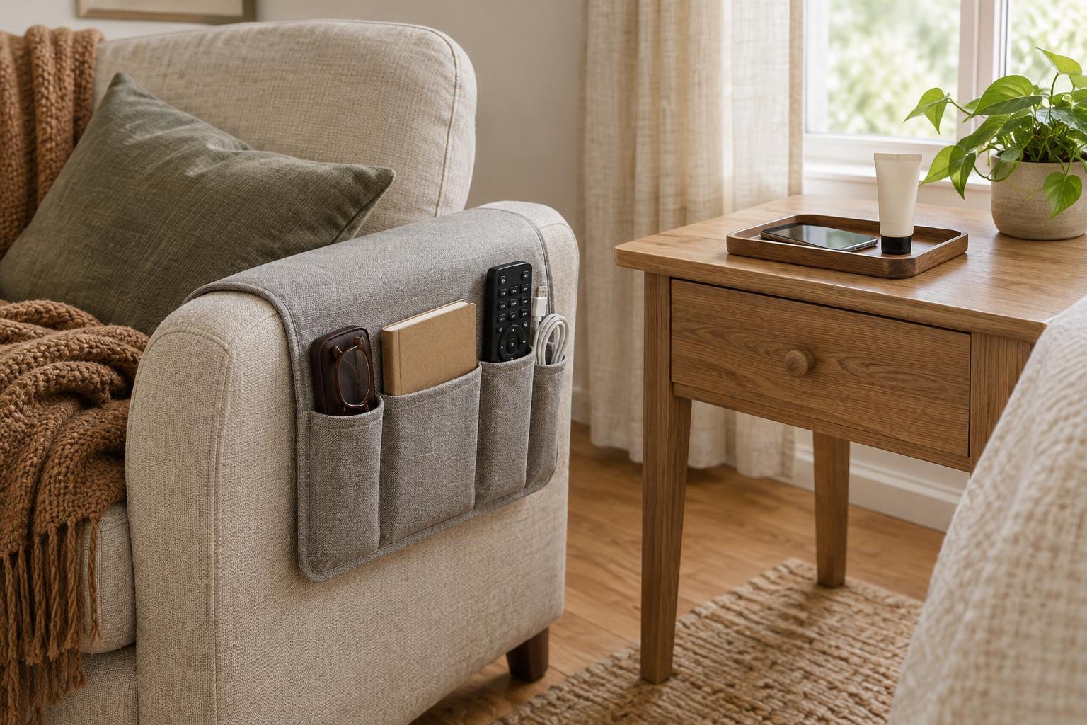 Chairside and Bedside Organizers: Choosing a Place for Everyday Essentials