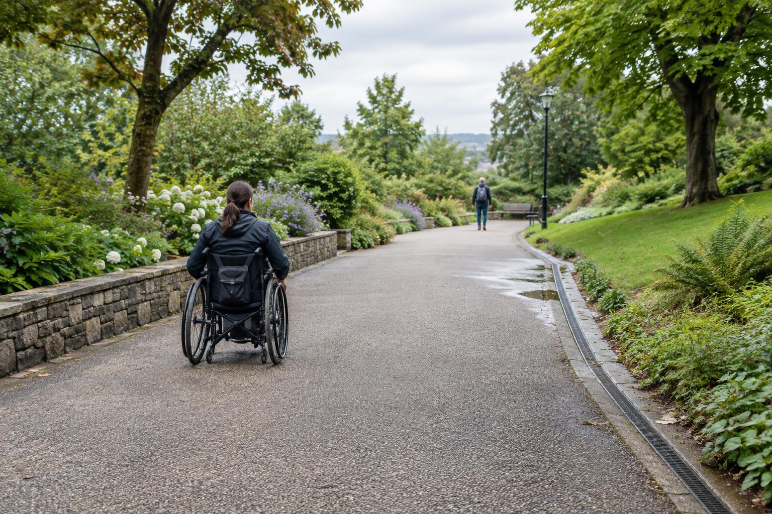 Outdoor Paths: How to Assess Slope, Width, Surfaces, and Drainage