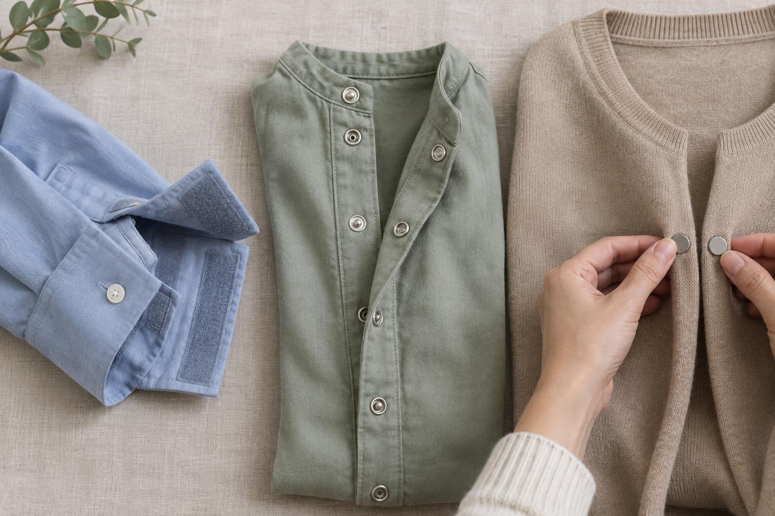 Adaptive Clothing Closures: Comparing Hook-and-Loop, Snaps, and Magnetic Fasteners