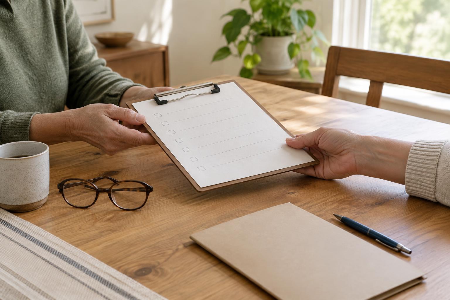 How to Write a Useful Handoff Note for Everyday Care Tasks